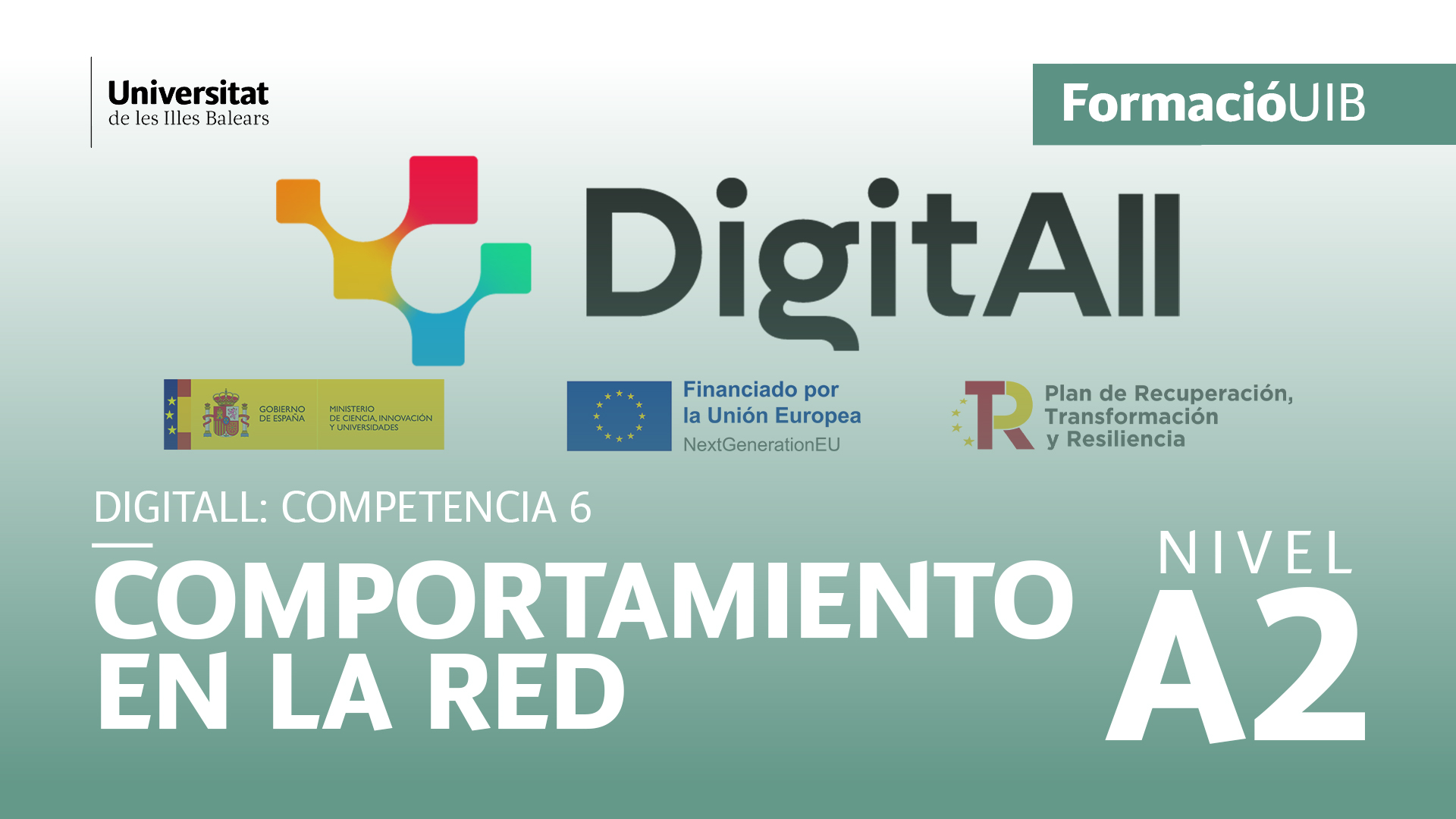 (Nivel A2) Introducción a la gestión de la identidad digital