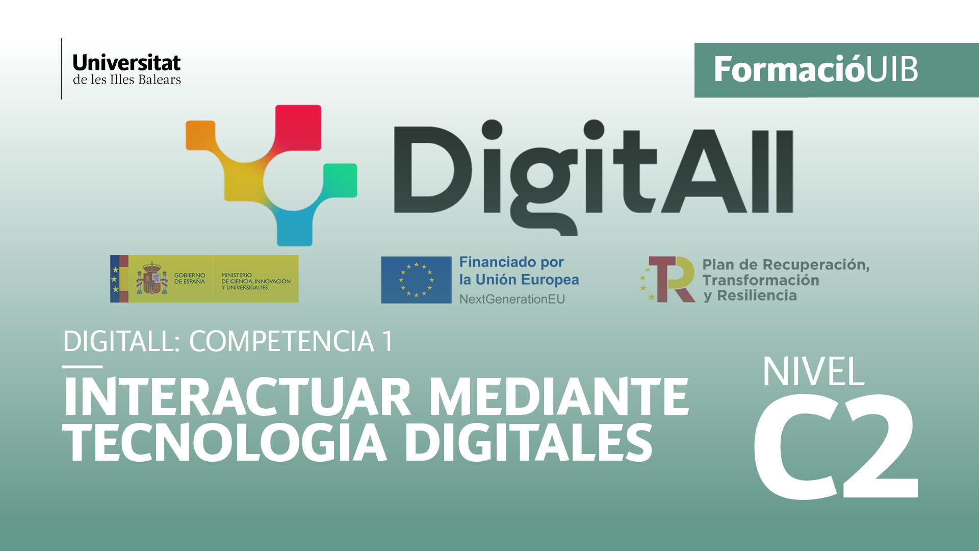 (Nivel C2) Introducción a la interacción mediante tecnologías digitales