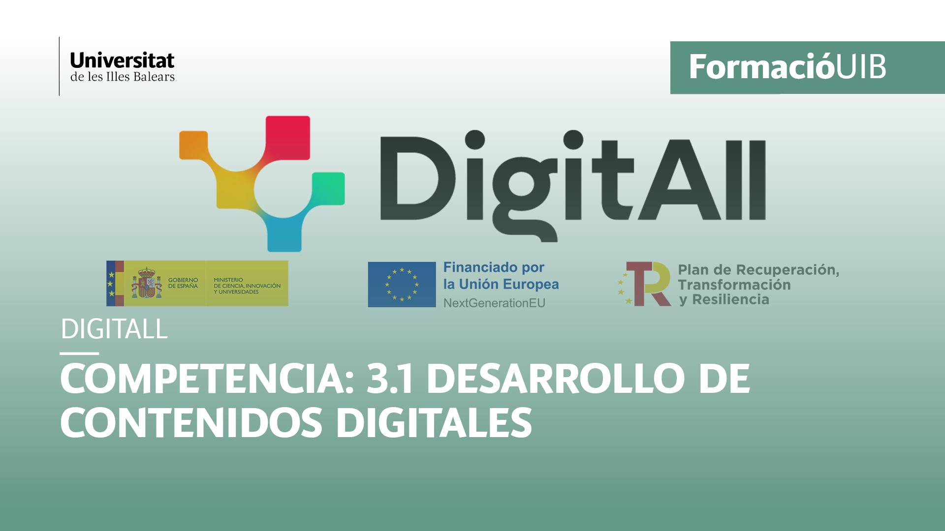 Introducción a desarrollo de contenidos digitales (Nivel A1)