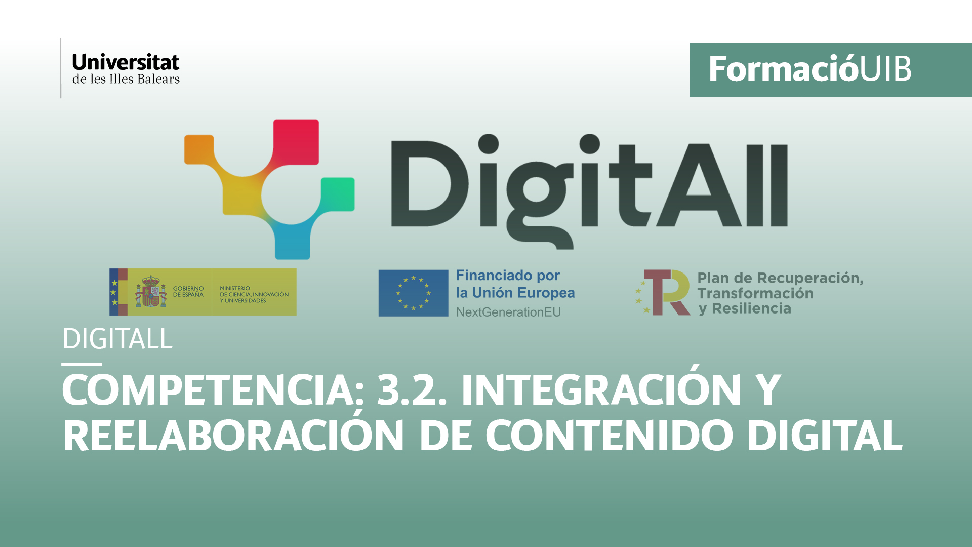 Introducción a integración y reelaboración de contenido digital (Nivel A1)