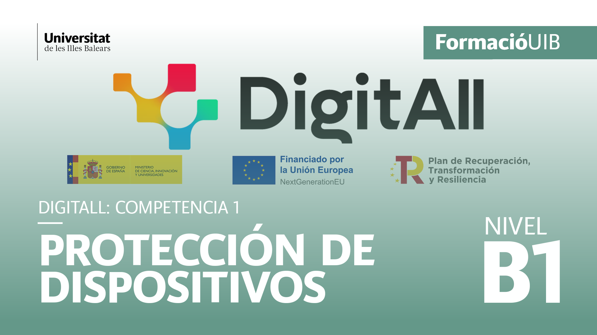 (Nivel B1) Introducción a la protección de dispositivos