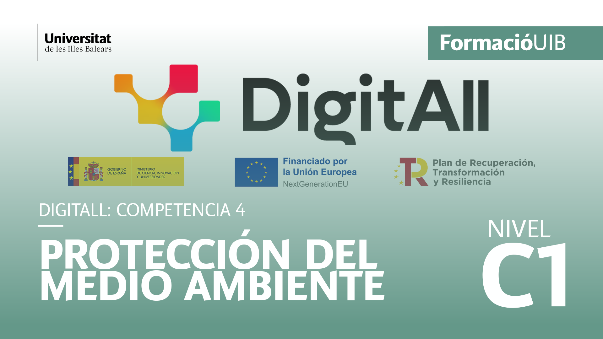 (Nivel C1) Introducción a la protección del entorno