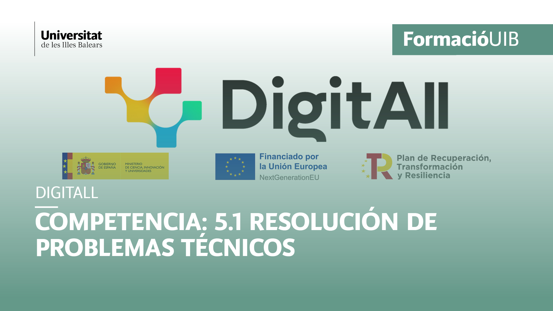Introducción a la resolución de problemas técnicos (Nivel A1)