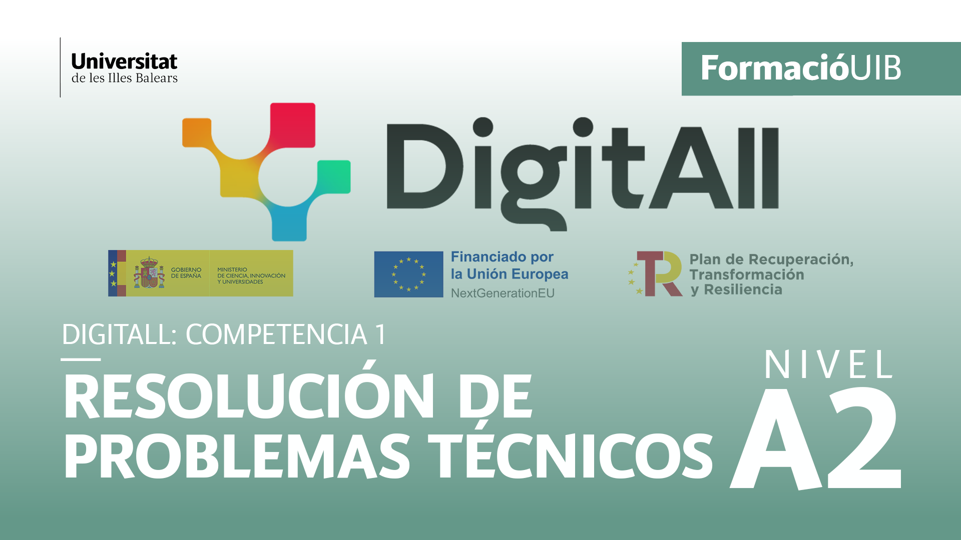 (Nivel A2) Introducción a la resolución de problemas técnicos