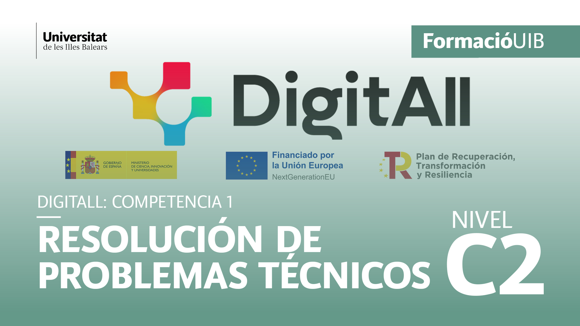 (Nivel C2) Introducción a la resolución de problemas técnicos