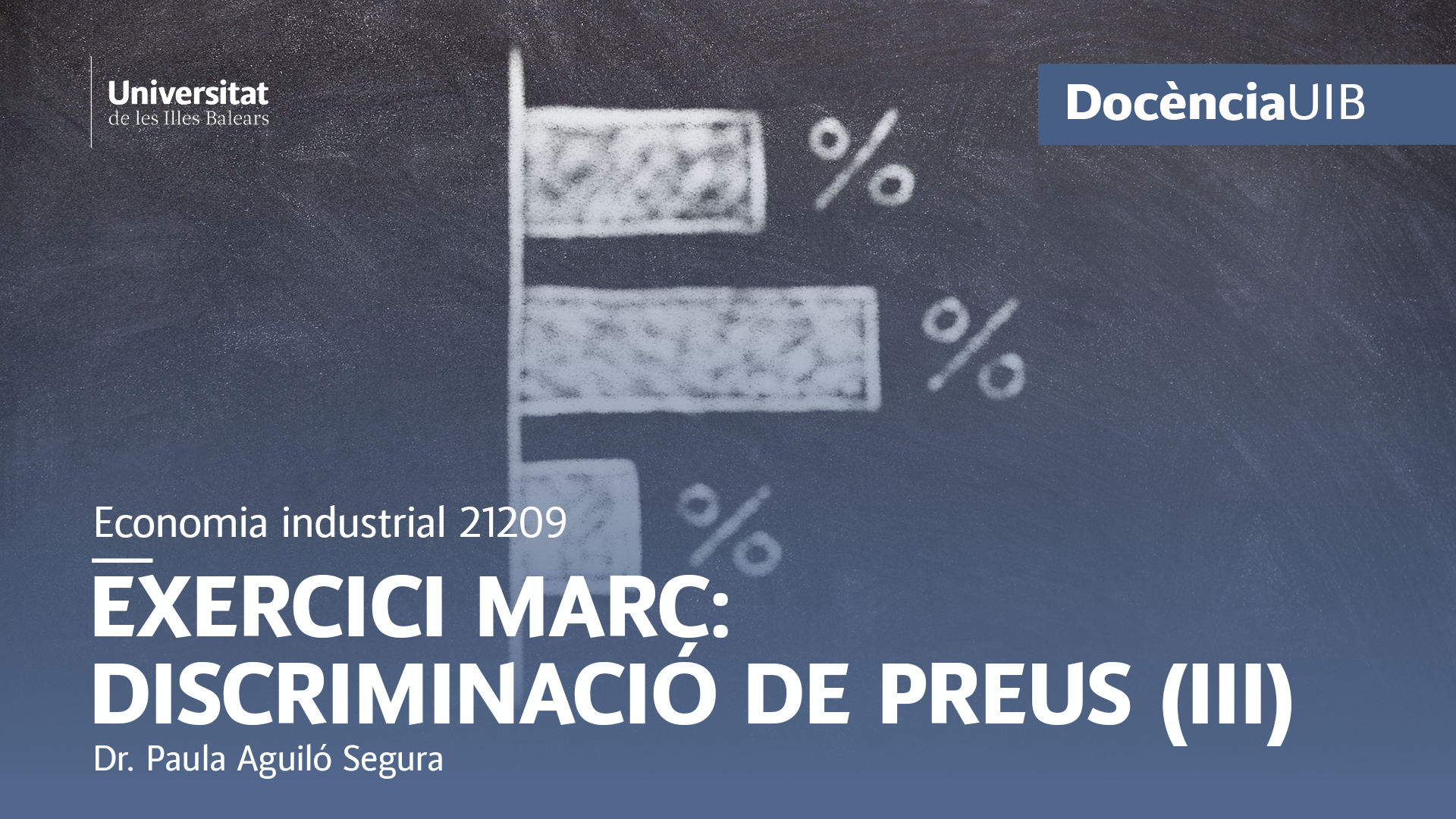 Industrial Economics. 21209. Framework exercise Price Discrimination (III)