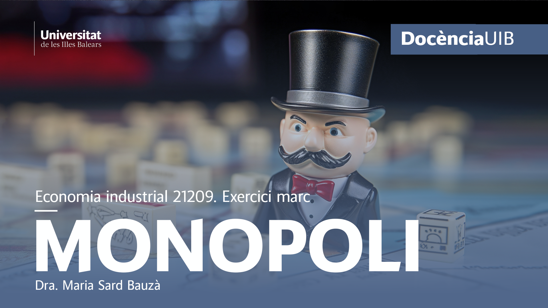 Industrial Economy. 21209. Monopoly framework exercise