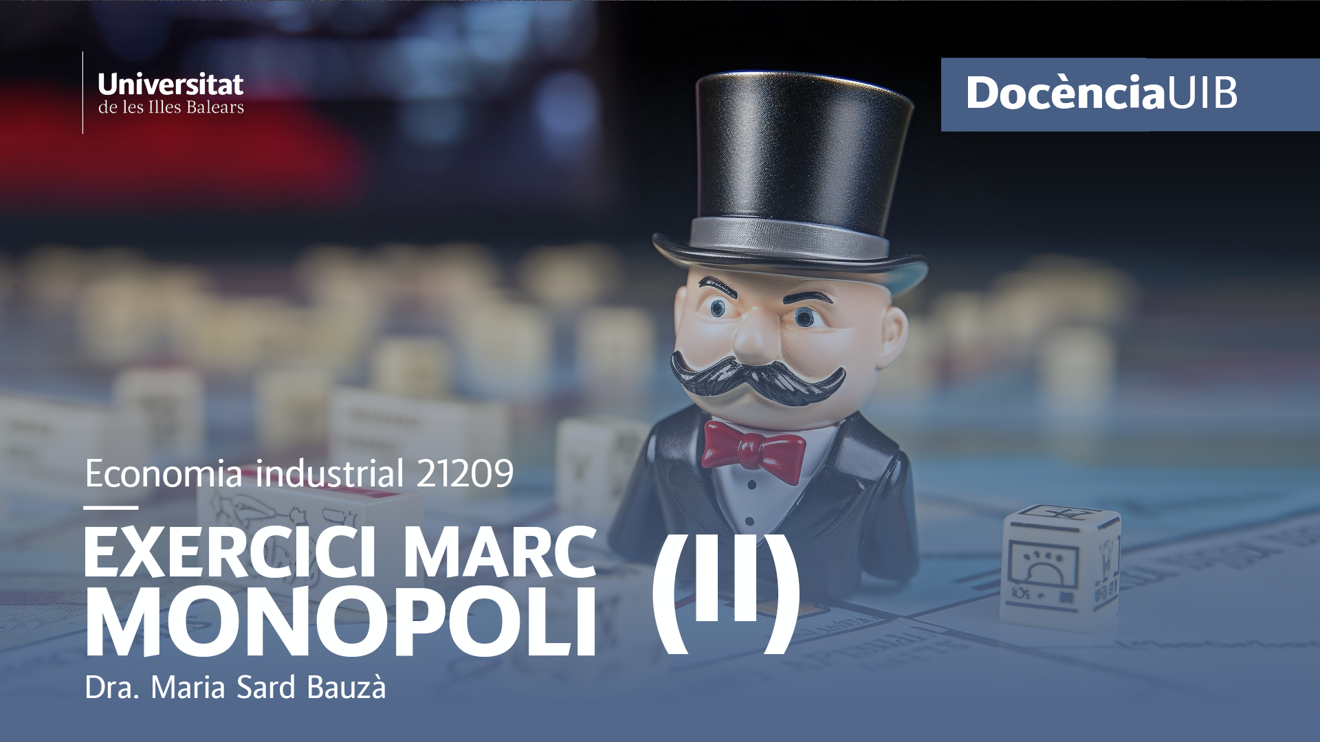 Industrial Economy. Framework exercise: Monopoly II